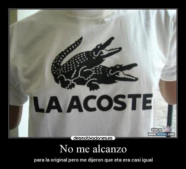 No me alcanzo - 