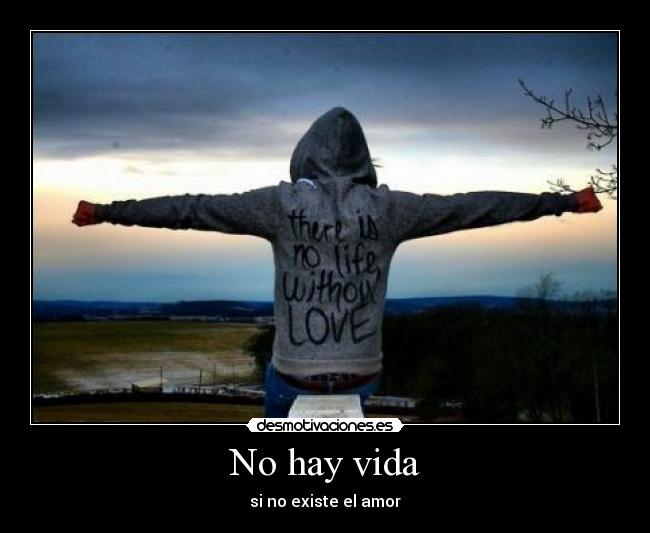 No hay vida -