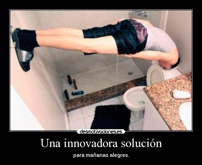 Una innovadora solución - para mañanas alegres.