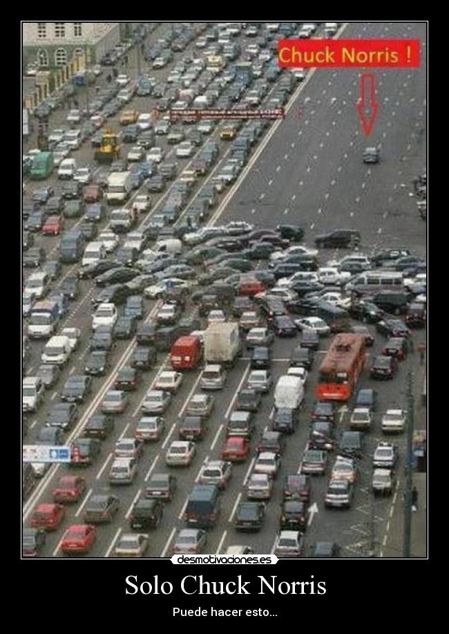 Solo Chuck Norris - Puede hacer esto...