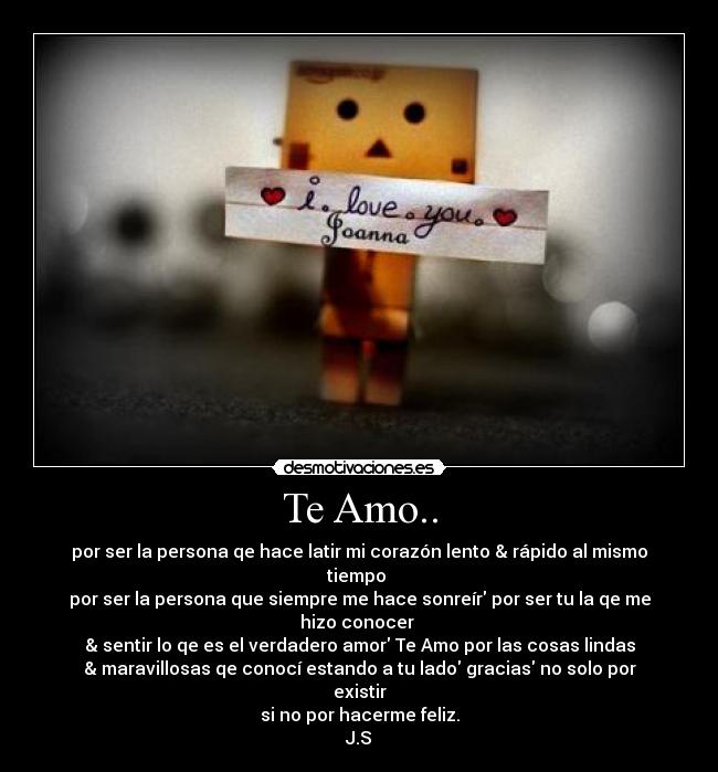 Te Amo.. -