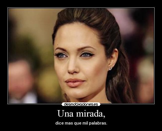 Una mirada, - 