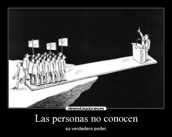 Las personas no conocen - 