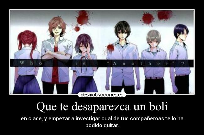 Que te desaparezca un boli -