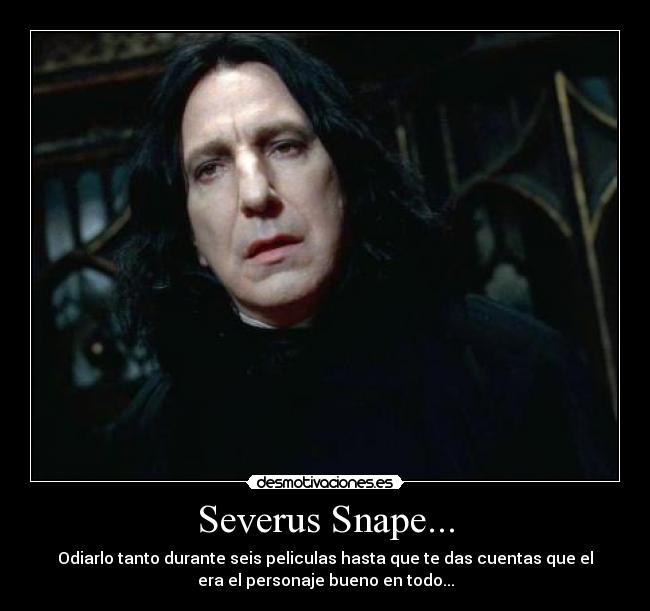 carteles severus snape desmotivaciones