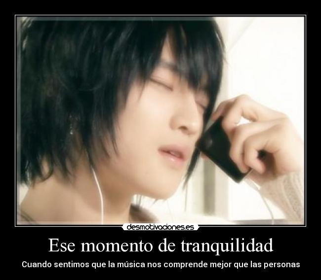 Ese momento de tranquilidad - Cuando sentimos que la música nos comprende mejor que las personas