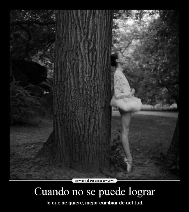 Cuando no se puede lograr -