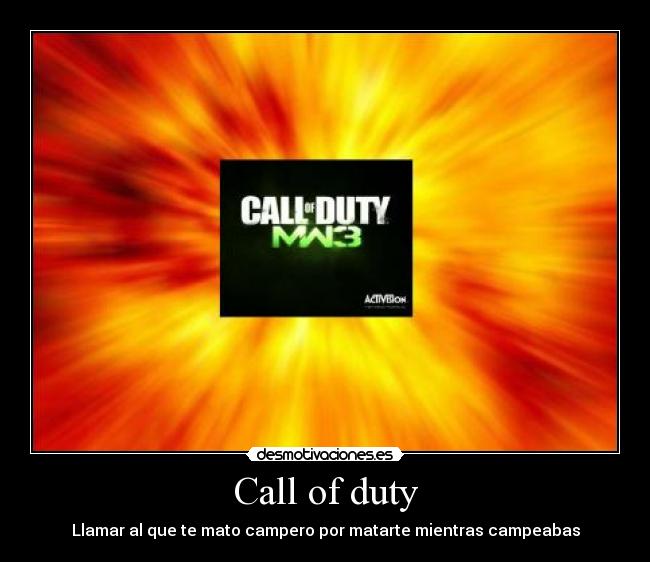 carteles call duty desmotivaciones