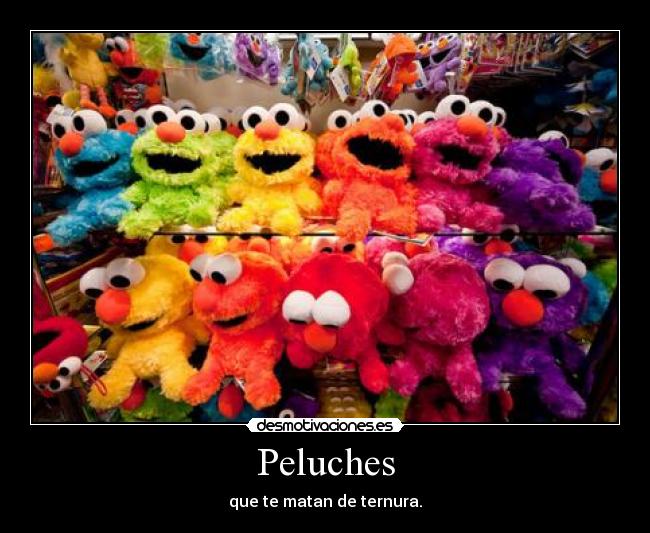 Peluches - que te matan de ternura.