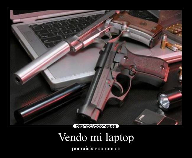 Vendo mi laptop - por crisis economica
