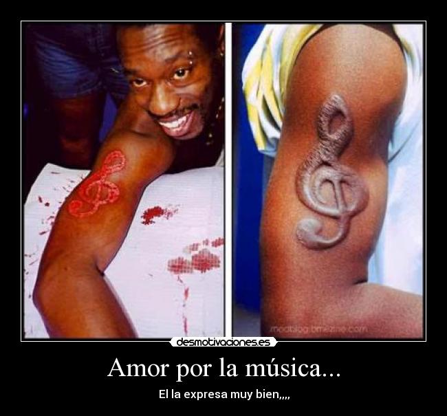 Amor por la música... -