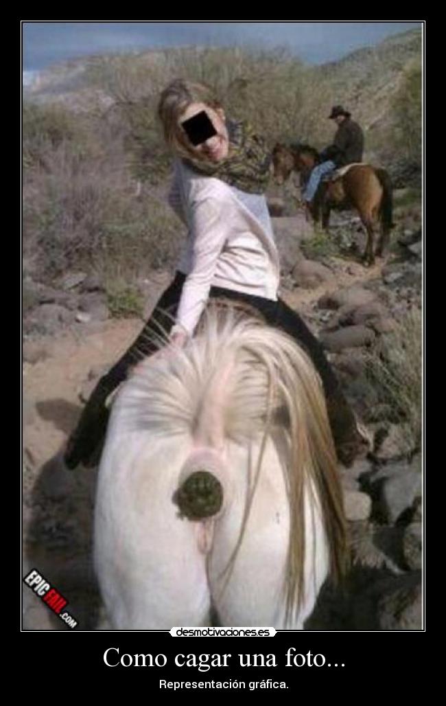 Como cagar una foto... -