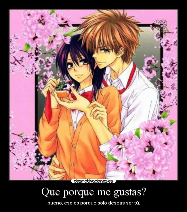 carteles anime kaichou maid sama usui takumi misaki ayusawa perlithakawai nigatsu desmotivaciones