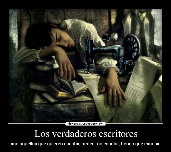 Los verdaderos escritores - 