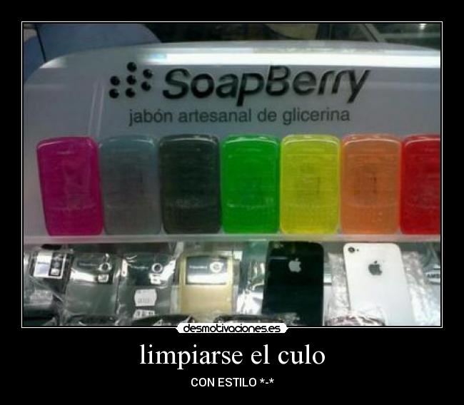 limpiarse el culo - CON ESTILO *-*