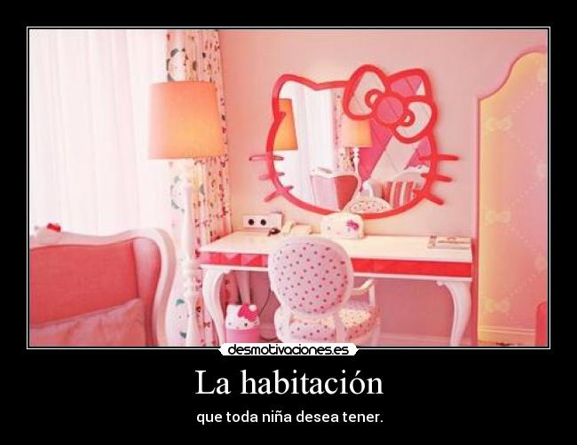 La habitación - que toda niña desea tener.