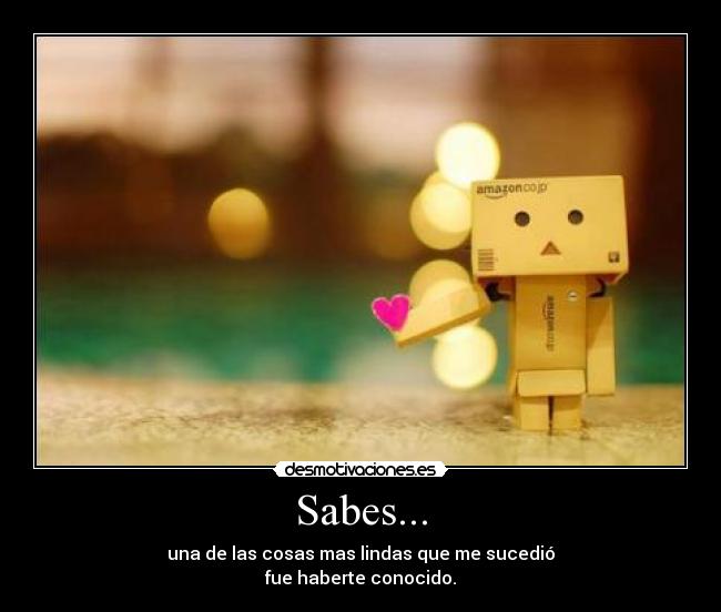 Sabes... - 