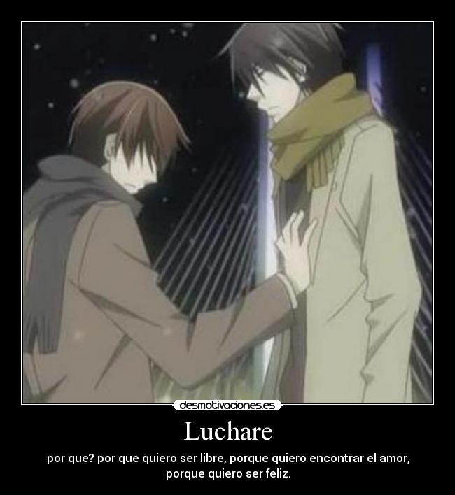 carteles anime yaoi desmotivaciones