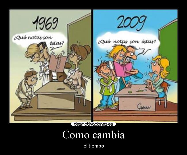 Como cambia -