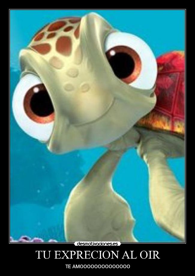 TU EXPRECION AL OIR -