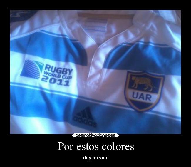 Por estos colores - doy mi vida