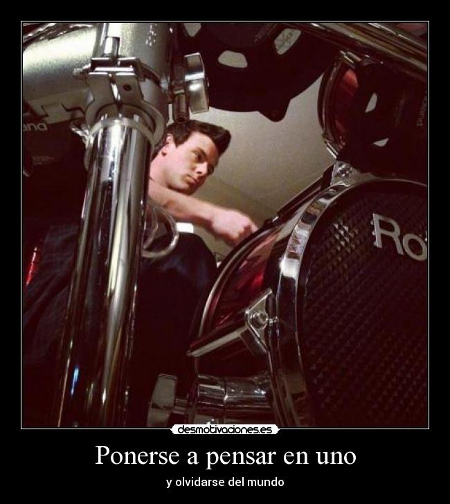 Ponerse a pensar en uno - 