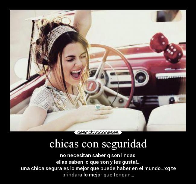 chicas con seguridad - 