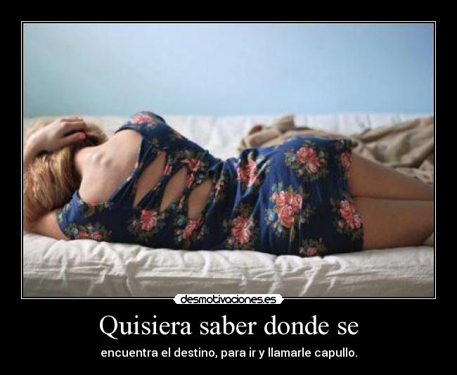 Quisiera saber donde se -