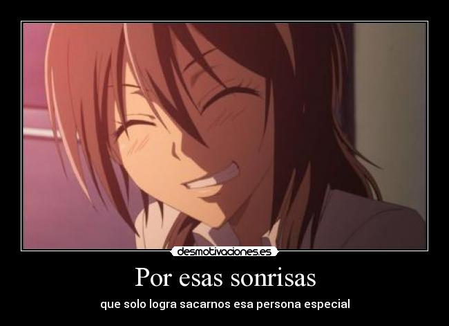 Por esas sonrisas -