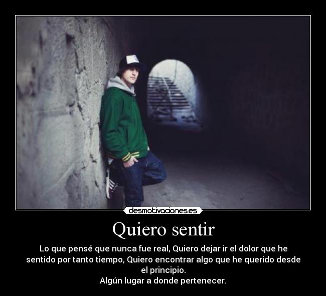 Quiero sentir - 