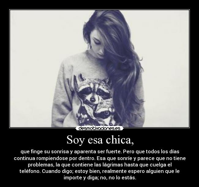 Soy esa chica, - 