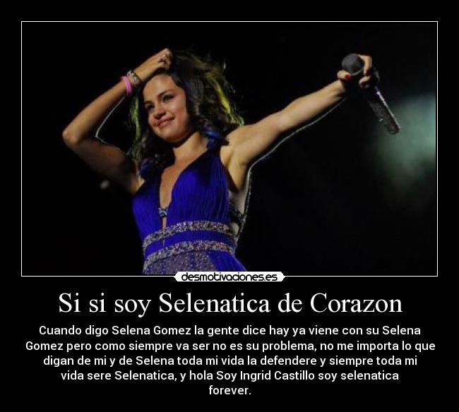 Si si soy Selenatica de Corazon -