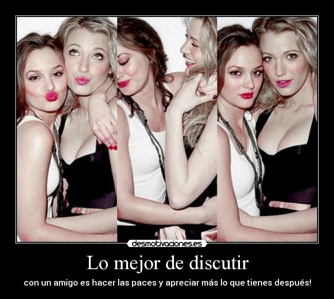 Lo mejor de discutir - 