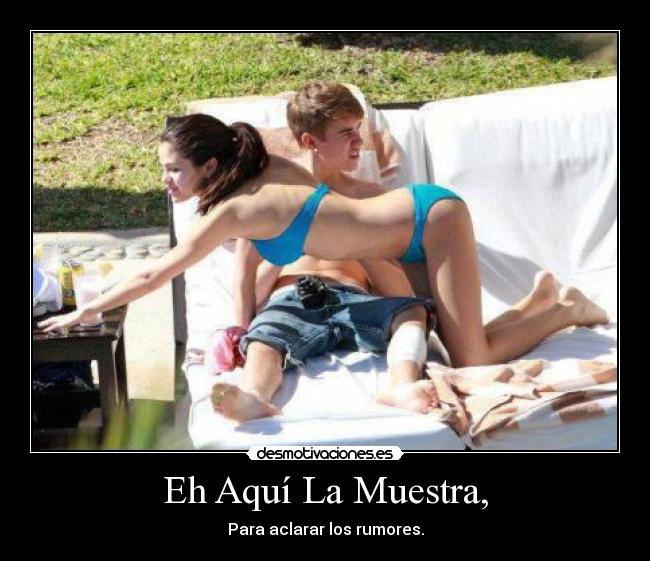 Eh Aquí La Muestra, - Para aclarar los rumores.