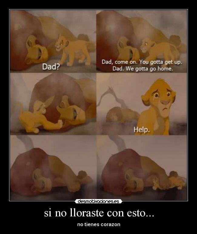 si no lloraste con esto... -