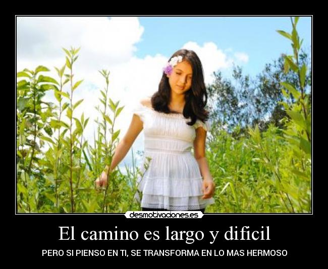 El camino es largo y dificil - 