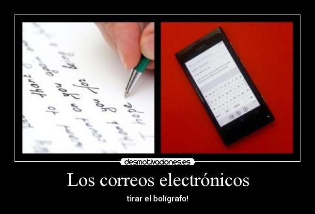 Los correos electrónicos -