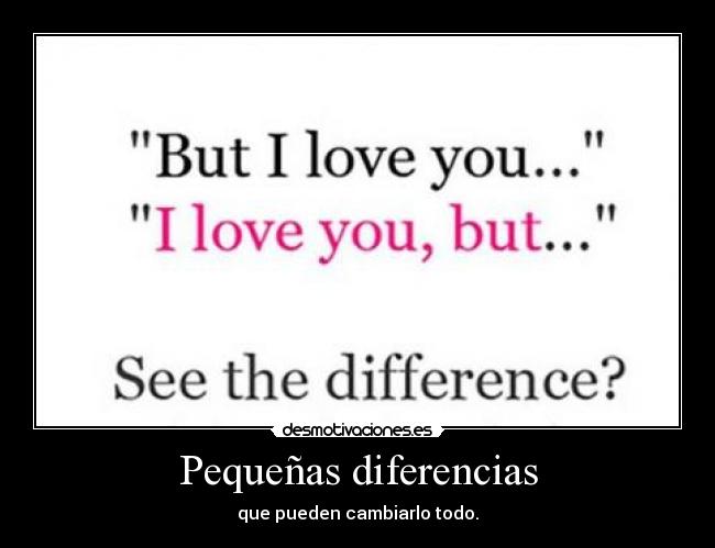 Pequeñas diferencias - 