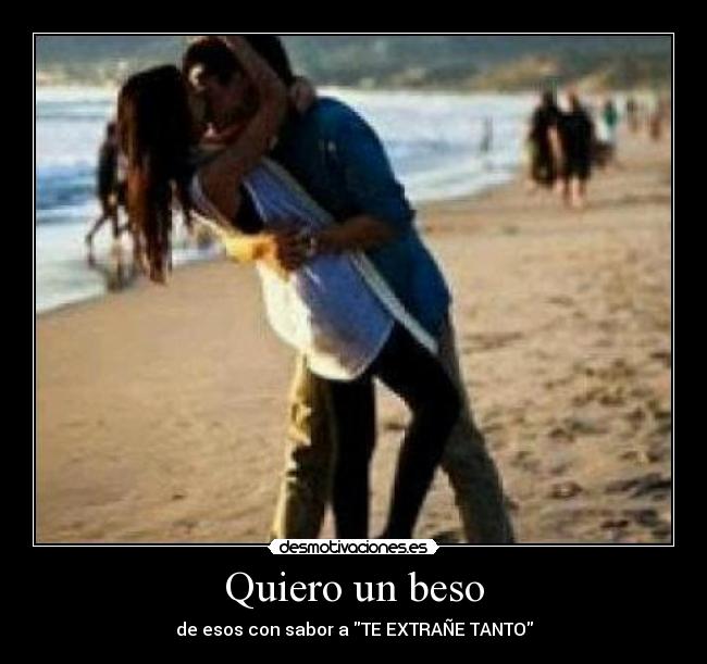 carteles beso desmotivaciones