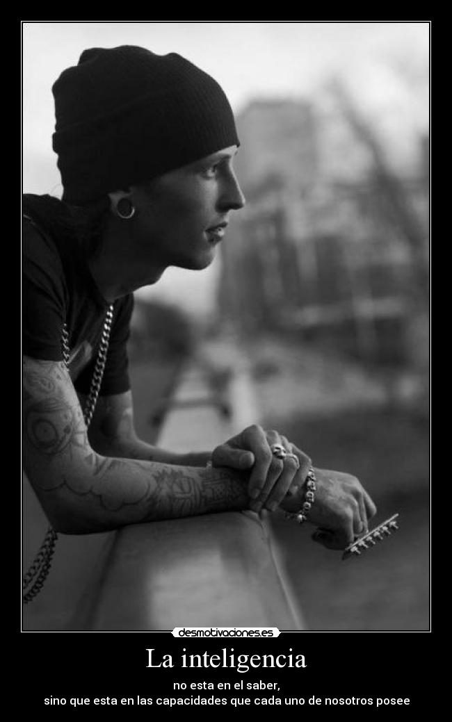 La inteligencia - no esta en el saber,
sino que esta en las capacidades que cada uno de nosotros posee