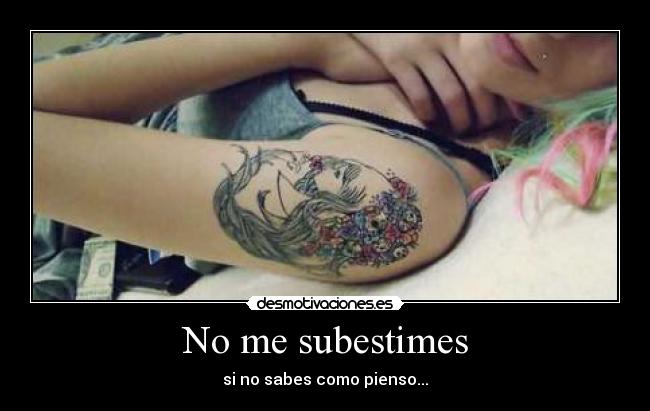 No me subestimes -