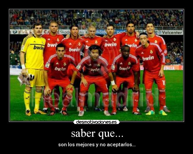 saber que... -