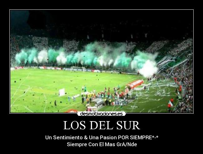 carteles los del sur desmotivaciones