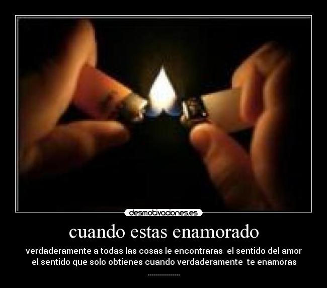cuando estas enamorado - 