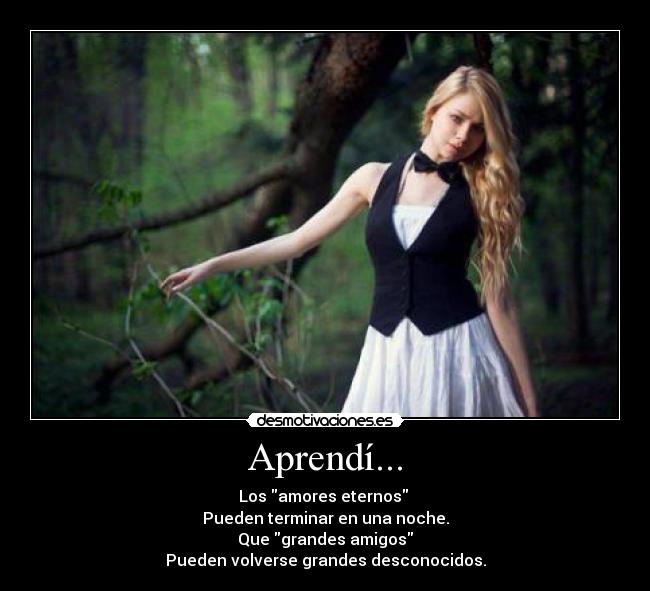 Aprendí... - 