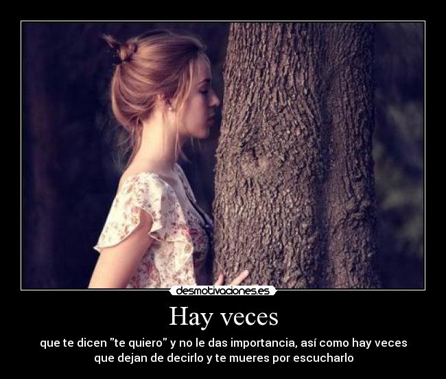 Hay veces - 