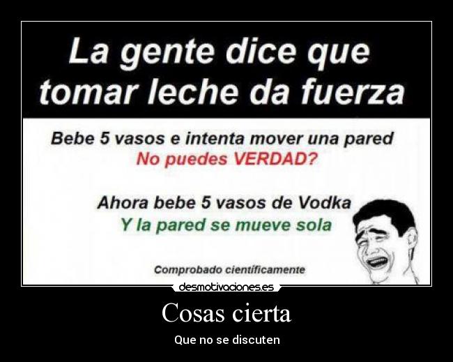 Cosas cierta -