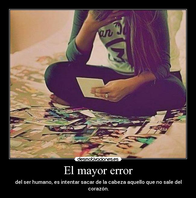 El mayor error - 