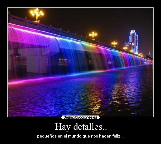 Hay detalles.. -