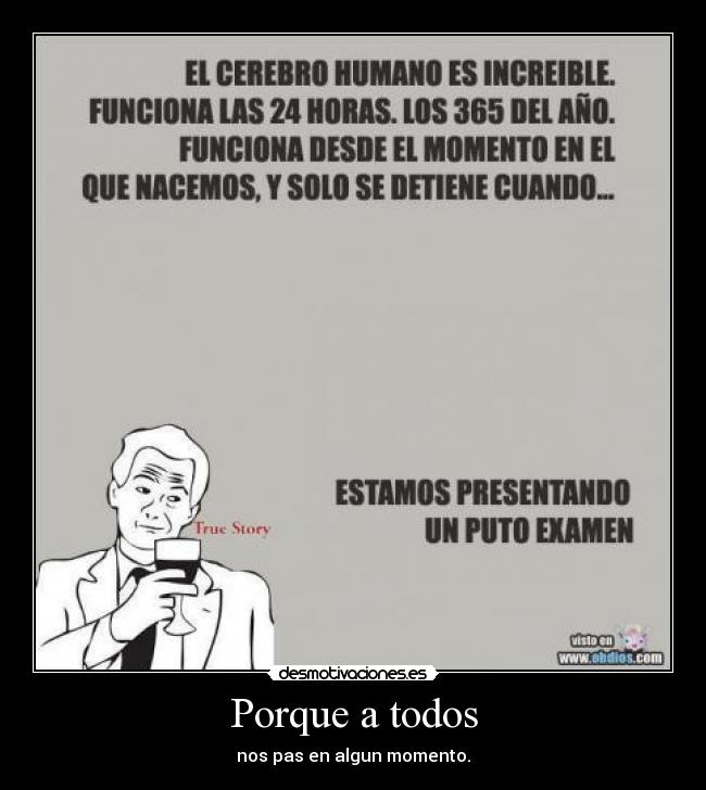 carteles truestory cerebro fallo desmotivaciones